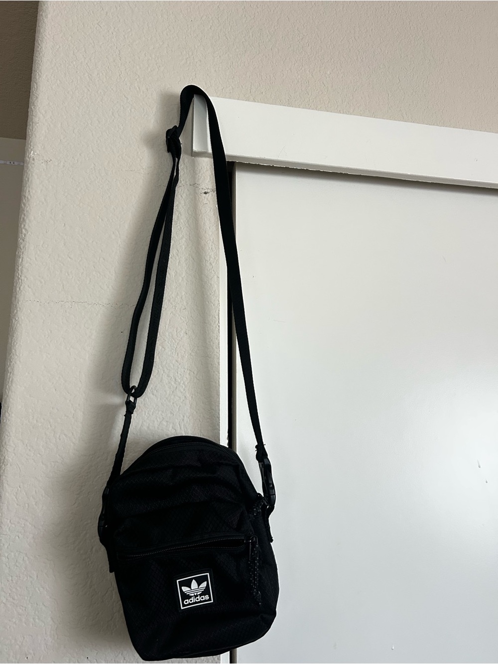 adidas Black Mini Crossbody Belt Bag